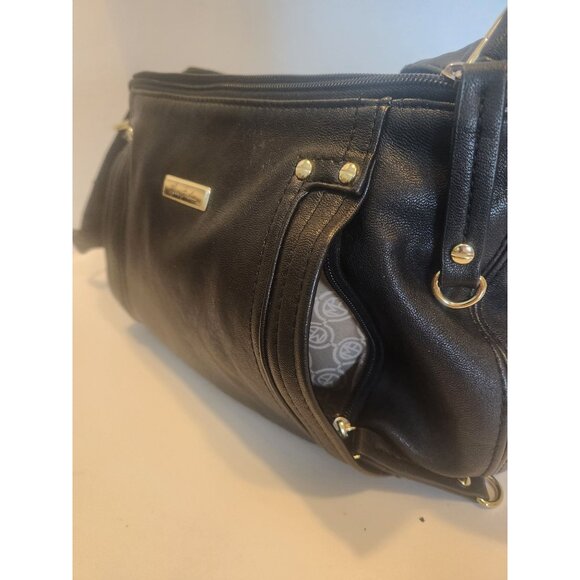 Marc Fisher Black  Leather Shoulder Bag - Picture 2 of 5